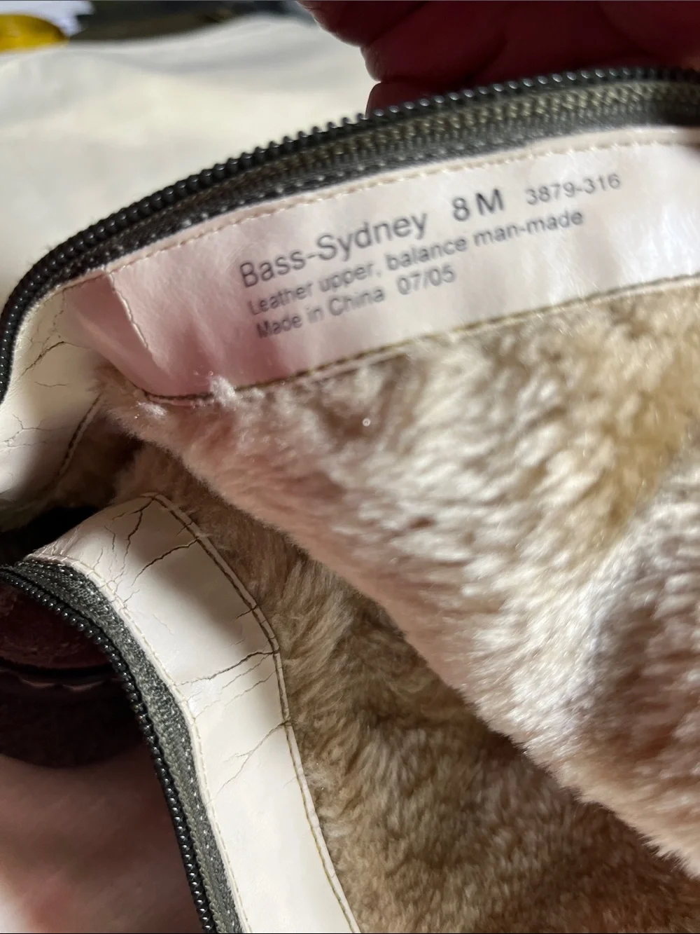 Bass Taupe Suede Faux-Fur Mid-Calf Winter Boots